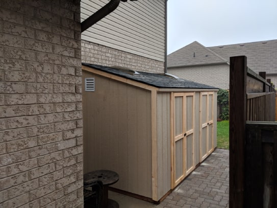 Double Door Algonquin Style Shed