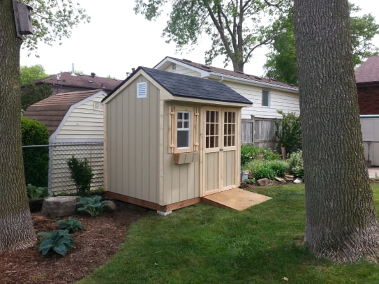 Wooden Haliburton Cottage Shed